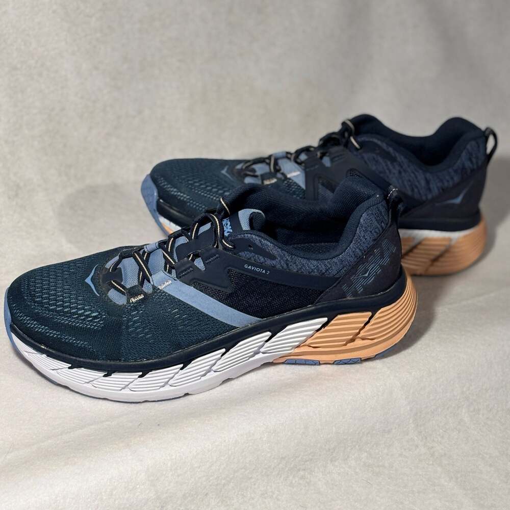 Hoka One‎ Gaviota 2 Women's Running Shoes in Mood Indigo/Dusty Pink